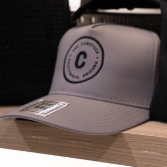 Original Comstock Grey Circle Logo Hat