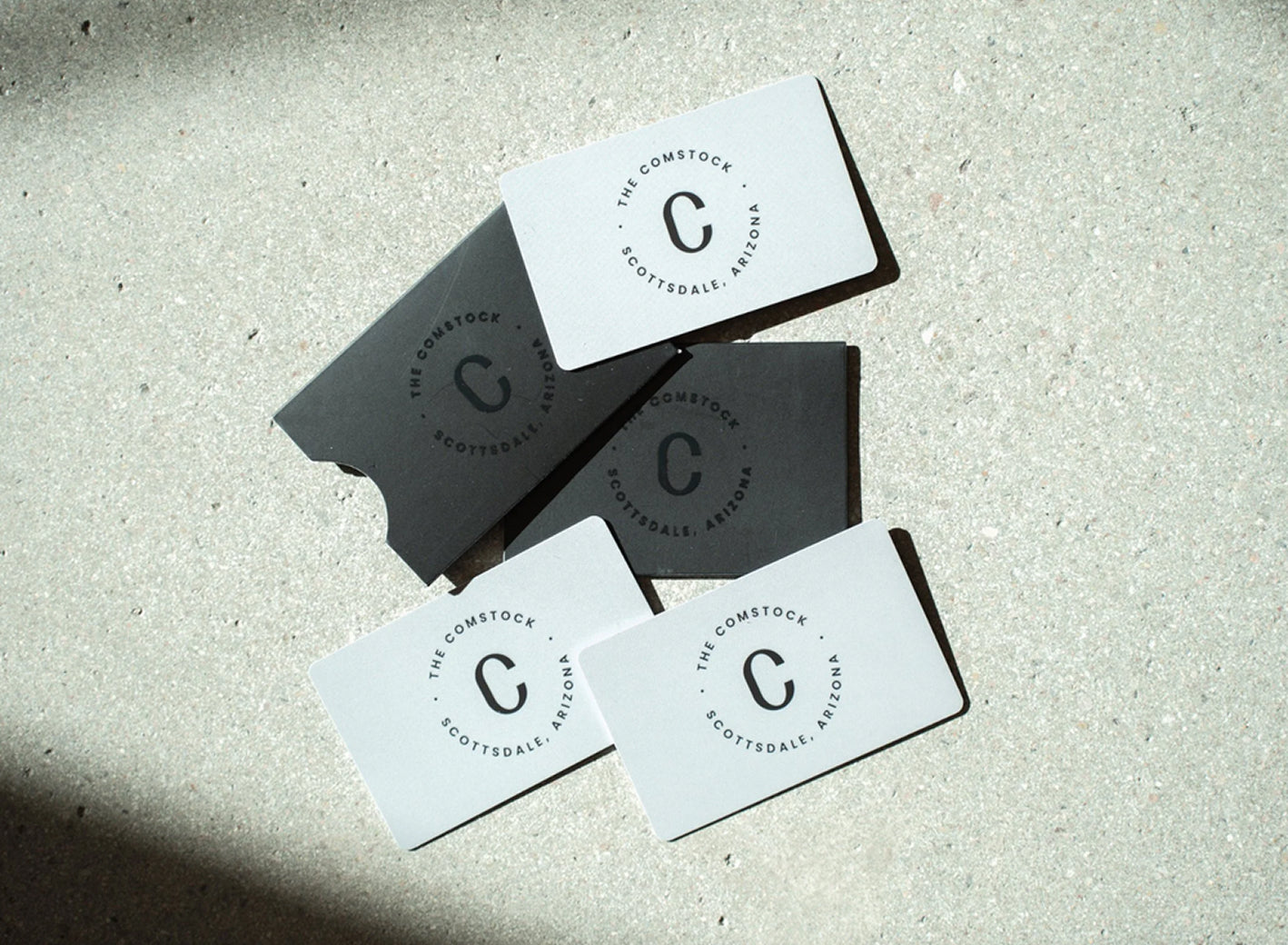 The Comstock business cards